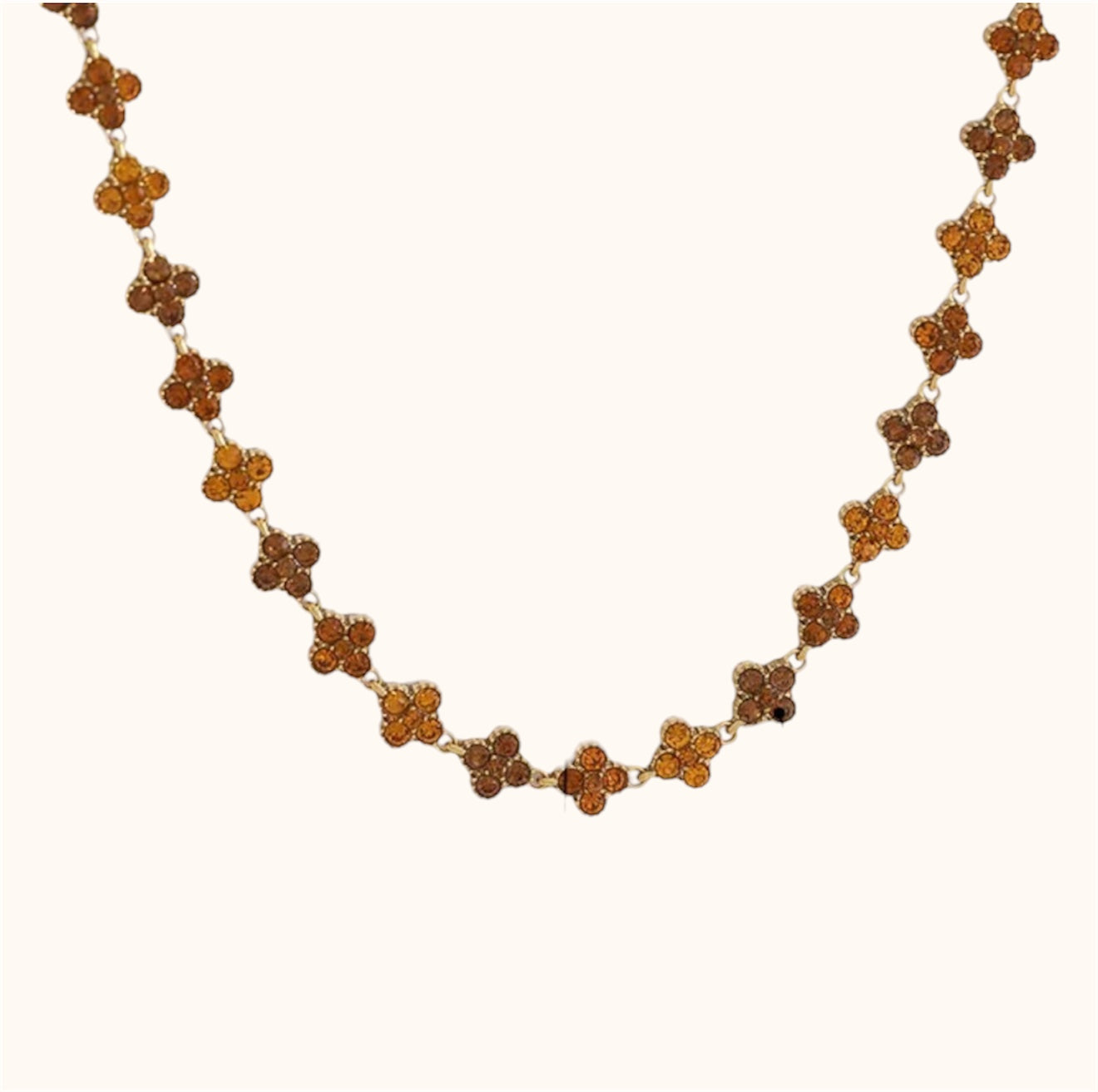 Collier Maria, collier doré en acier inoxydable, motif fleur - Mademoiselle Pomponette