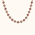 Collier Maria, collier doré en acier inoxydable, motif fleur - Mademoiselle Pomponette