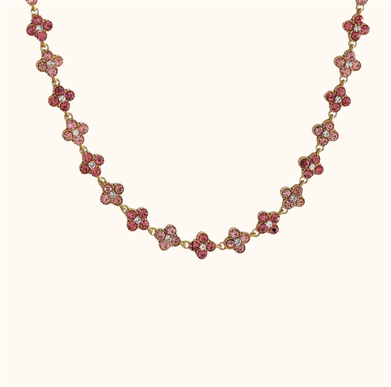 Collier Maria, collier doré en acier inoxydable, motif fleur - Mademoiselle Pomponette