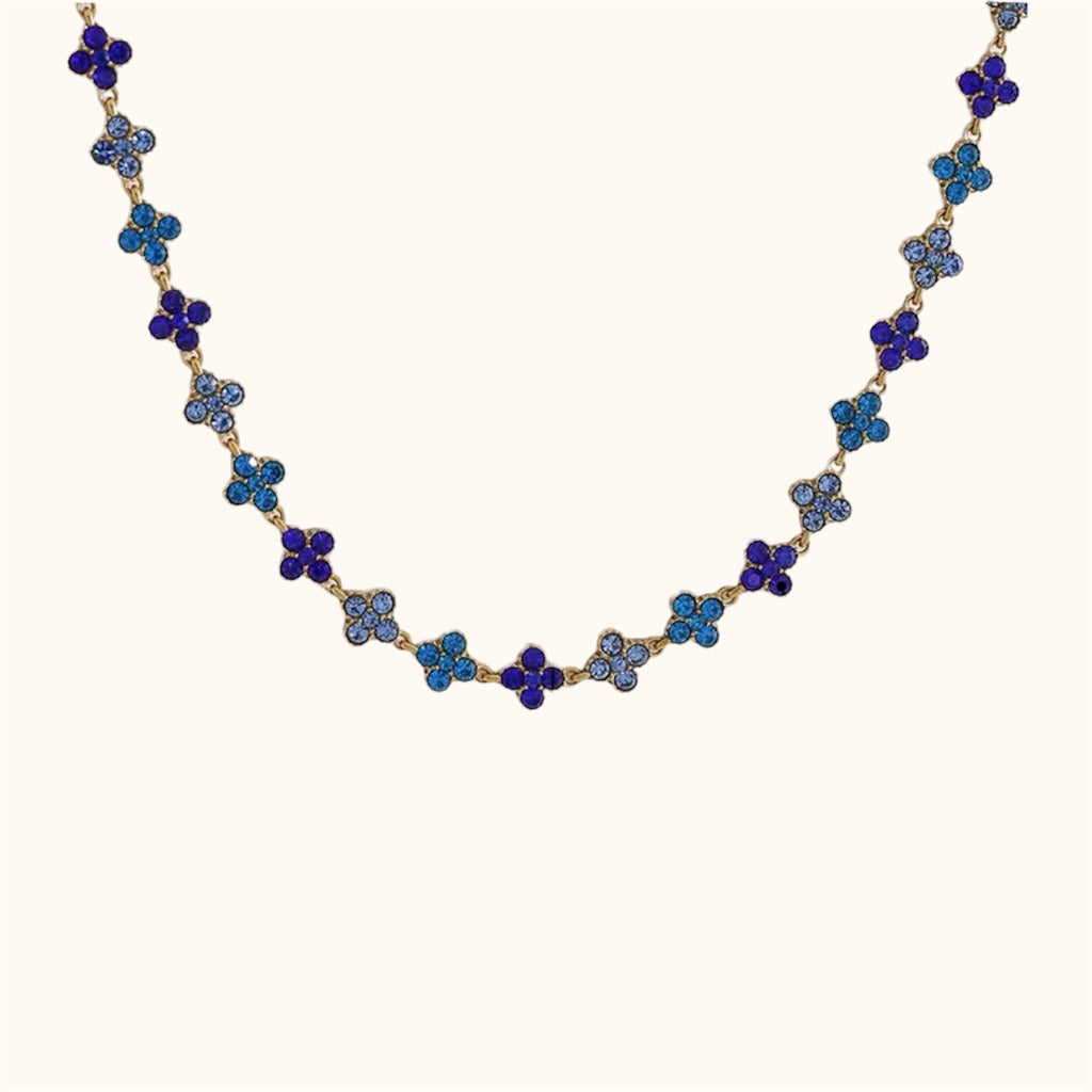 Collier Maria, collier doré en acier inoxydable, motif fleur - Mademoiselle Pomponette
