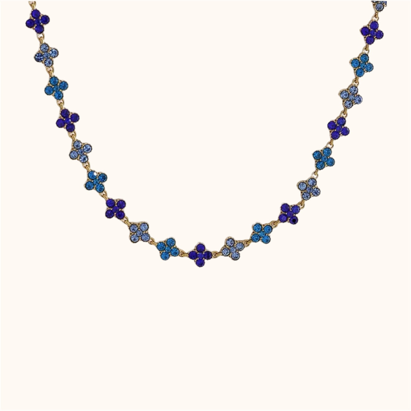 Collier Maria, collier doré en acier inoxydable, motif fleur - Mademoiselle Pomponette